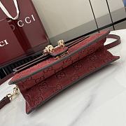 Colestore Gucci Dionysus Top Handle Suede Red 22x16x8cm - 4