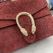 Colestore Gucci Dionysus Top Handle Suede Red 22x16x8cm - 3