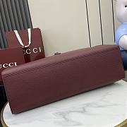 Colestore Gucci Large tote bag with hook closure Rouge 50x35x16cm - 6
