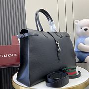 Colestore Gucci Large tote bag with hook closure Black 50x35x16cm - 4