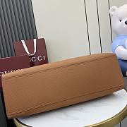 Colestore Gucci Large tote bag with hook closure Brown 50x35x16cm - 4