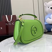 Colestore Gucci Blondie Big top handle bag Green 32x17x10cm - 2