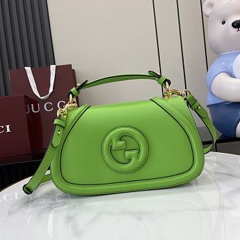 Colestore Gucci Blondie Medium top handle bag Green 27x17x7cm