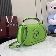 Colestore Gucci Blondie Medium top handle bag Green 27x17x7cm - 5