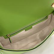 Colestore Gucci Blondie Medium top handle bag Green 27x17x7cm - 3