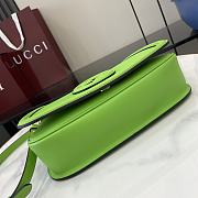 Colestore Gucci Blondie Medium top handle bag Green 27x17x7cm - 2