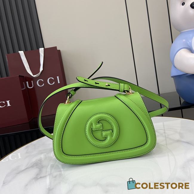 Colestore Gucci Blondie Mini top handle bag Green 21.5x11x8cm - 1