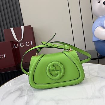Colestore Gucci Blondie Mini top handle bag Green 21.5x11x8cm