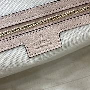 Colestore Gucci GG Emblem Small Top Handle Bag Beige 25.5x16x14cm - 2
