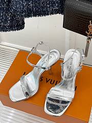 Colestore Louis Vuitton 6AM Sandal High Heels Silver 1AGWXW - 1