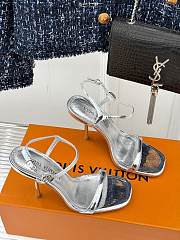 Colestore Louis Vuitton 6AM Sandal High Heels Silver 1AGWXW - 3