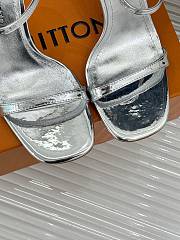 Colestore Louis Vuitton 6AM Sandal High Heels Silver 1AGWXW - 4