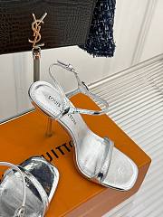 Colestore Louis Vuitton 6AM Sandal High Heels Silver 1AGWXW - 6