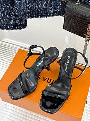 Colestore Louis Vuitton 6AM Sandal High Heels Black 1AGWZQ - 1