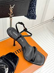 Colestore Louis Vuitton 6AM Sandal High Heels Black 1AGWZQ - 6