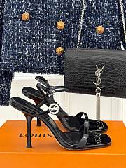 Colestore Louis Vuitton 6AM Sandal High Heels Black 1AGWZQ - 5