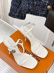 Colestore Louis Vuitton 6AM Sandal High Heels White - 5