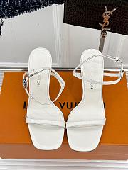 Colestore Louis Vuitton 6AM Sandal High Heels White - 4