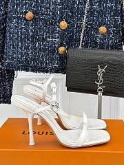 Colestore Louis Vuitton 6AM Sandal High Heels White - 2