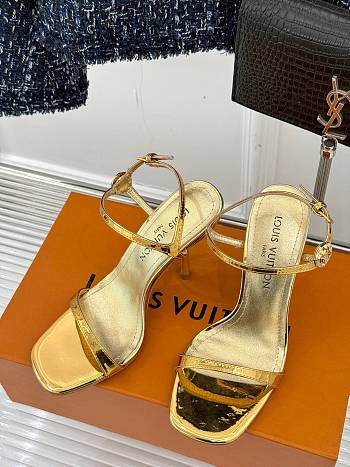 Colestore Louis Vuitton 6AM Sandal High Heels Gold