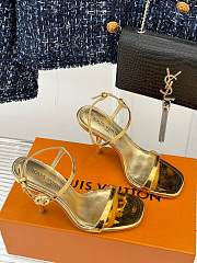 Colestore Louis Vuitton 6AM Sandal High Heels Gold - 5