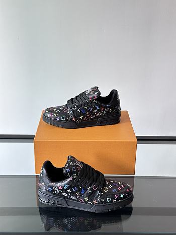 Colestore Louis Vuitton x Takashi Murakami LV Trainer Sneaker Black