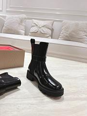 Colestore Louboutin CL Chelsea Booty Lug Low boots - Patent leather - Black - Women - 3