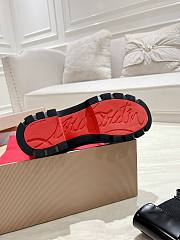Colestore Louboutin CL Chelsea Booty Lug Low boots - Patent leather - Black - Women - 6