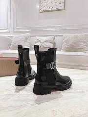 Colestore Louboutin CL Chelsea Booty Lug Low boots - Patent leather - Black - Women - 5