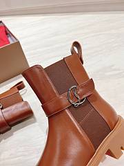 Colestore Louboutin CL Chelsea Booty Lug Low boots - Calf leather - Brown - Women - 2