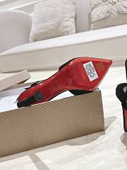 Colestore Christian Louboutin Condora Riviera Womens 100 Suede Pump Black - 4
