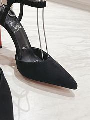 Colestore Christian Louboutin Condora Riviera Womens 100 Suede Pump Black - 3