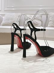 Colestore Christian Louboutin Condora Riviera Womens 100 Suede Pump Black - 2