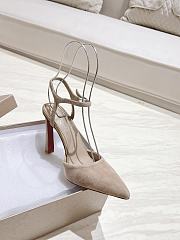 Colestore Christian Louboutin Condora Riviera Womens 100 Suede Pump Brown - 2