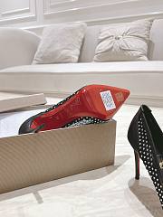 Colestore Louboutin Apostropha Mesh Strass 80 mm Black - 3