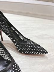 Colestore Louboutin Apostropha Mesh Strass 80 mm Black - 5