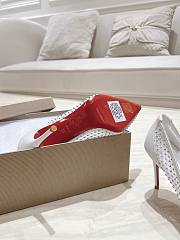 Colestore Louboutin Apostropha Mesh Strass 80 mm White - 4
