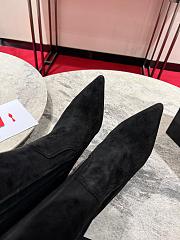 Colestore Louboutin Santigag 85 mm Low Boots - Veau velours - Black - Women - 5