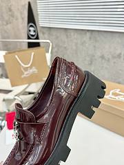 Colestore Louboutin CL Moc Lug Loafers - Abrasivato calf leather - Rpuge - Women - 5
