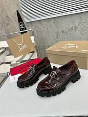 Colestore Louboutin CL Moc Lug Loafers - Abrasivato calf leather - Rpuge - Women - 4