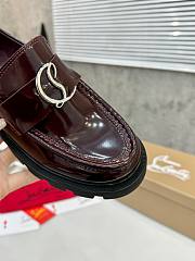 Colestore Louboutin CL Moc Lug Loafers - Abrasivato calf leather - Rpuge - Women - 3