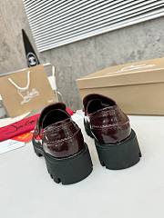 Colestore Louboutin CL Moc Lug Loafers - Abrasivato calf leather - Rpuge - Women - 2