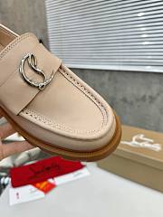 Colestore Louboutin CL Moc Lug Loafers - calf leather - Light Pink - Women - 6