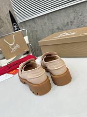 Colestore Louboutin CL Moc Lug Loafers - calf leather - Light Pink - Women - 4