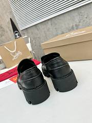 Colestore Louboutin CL Moc Lug Loafers - calf leather - Black - Women - 6