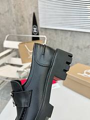 Colestore Louboutin CL Moc Lug Loafers - calf leather - Black - Women - 3