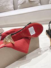 Colestore Christian Louboutin Ginko Girl 85mm Sandals Black Shiny - 3