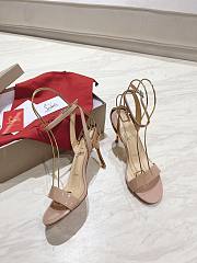 Colestore Christian Louboutin Ginko Girl 85mm Sandals Beige - 1