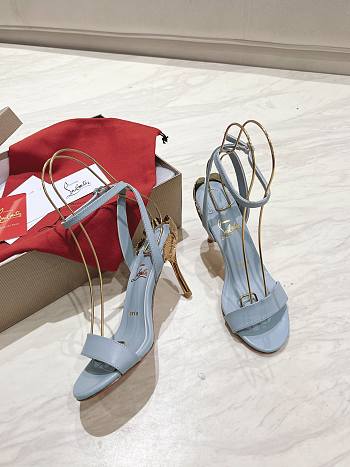 Colestore Christian Louboutin Ginko Girl 85mm Sandals Blue