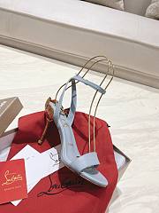 Colestore Christian Louboutin Ginko Girl 85mm Sandals Blue - 6